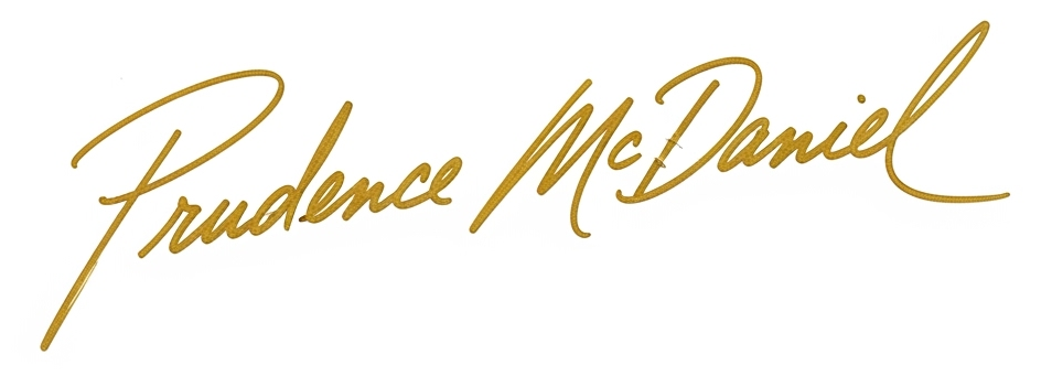 Artistic Signature of Prudence McDaniel